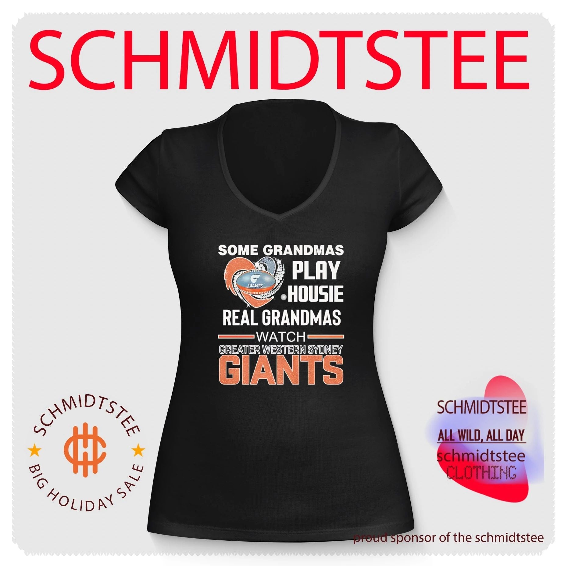 Some grandmas play housie real grandmas watch Greater Western Sydney Giants shirt