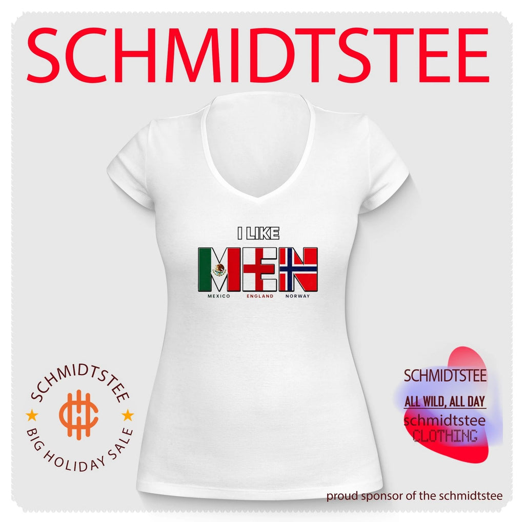 I Like MEN Mexico England Norway flags shirt