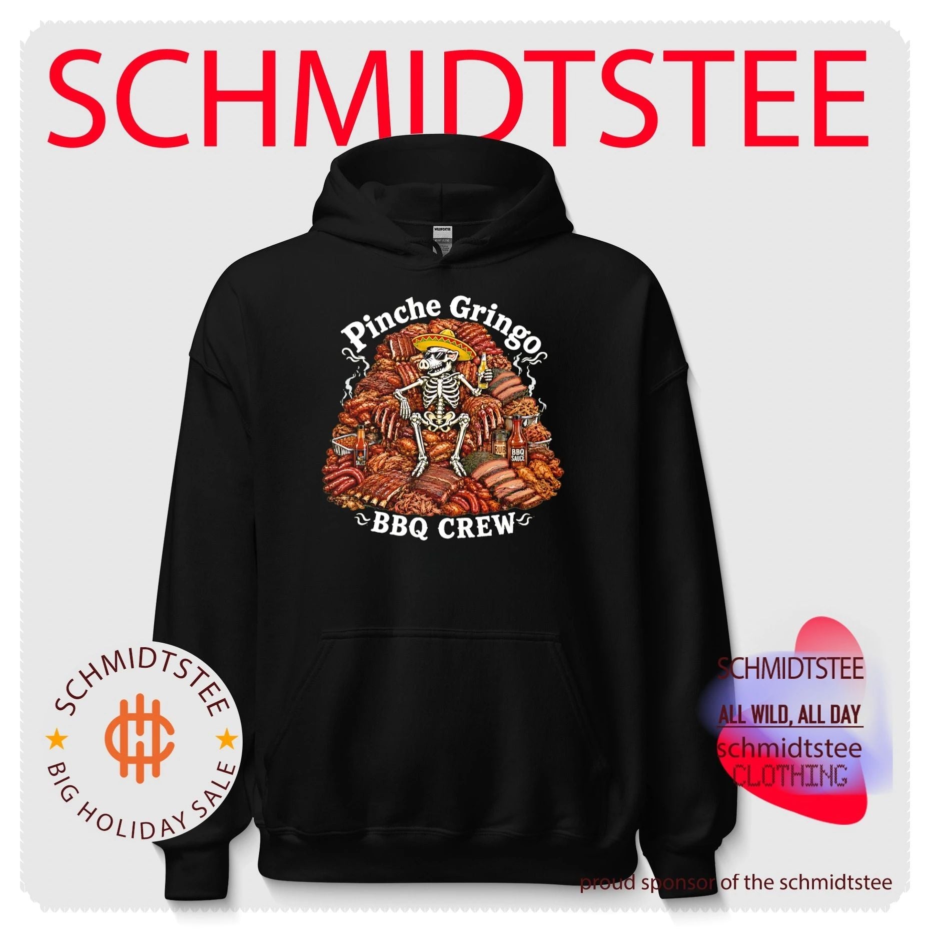 Pinche Gringo BBQ Crew graphic shirt