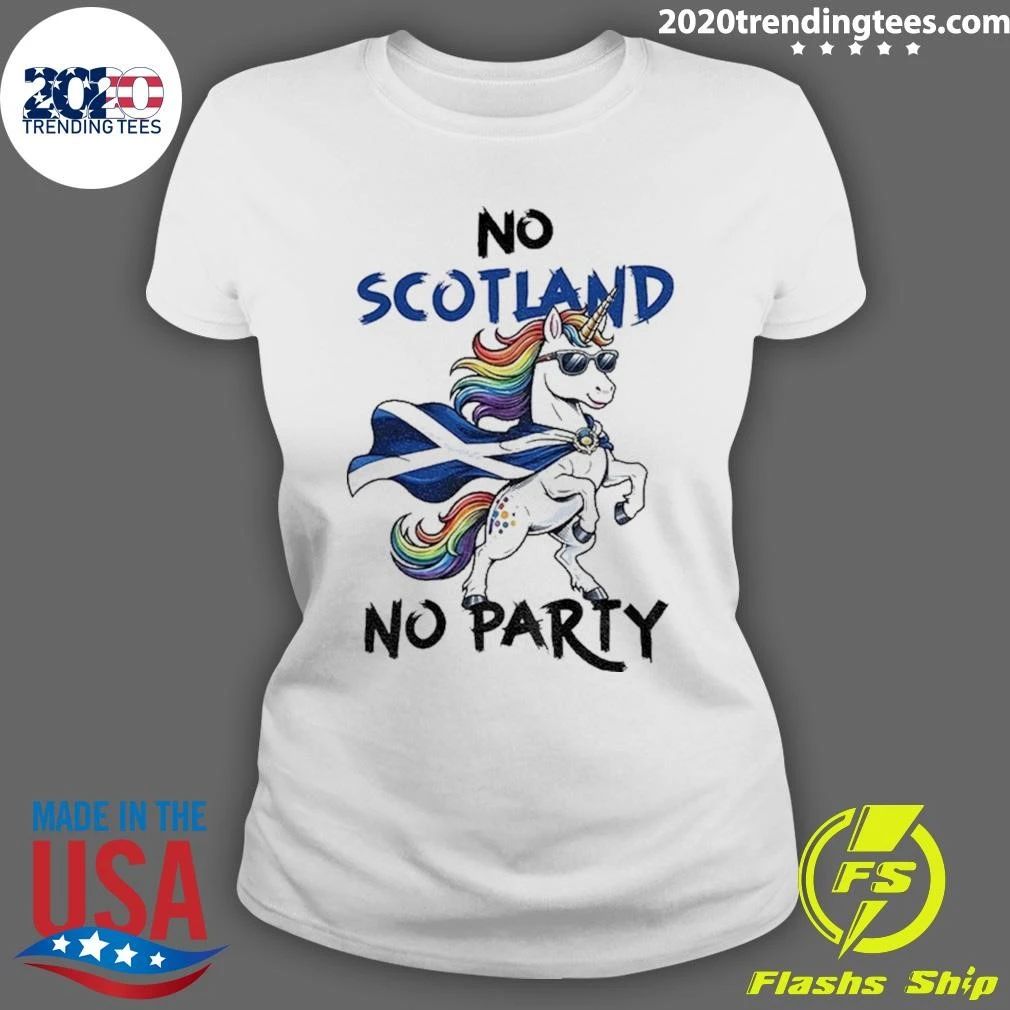 Unicorn No Scotland No Party World Cup 2026 Soccer Shirt