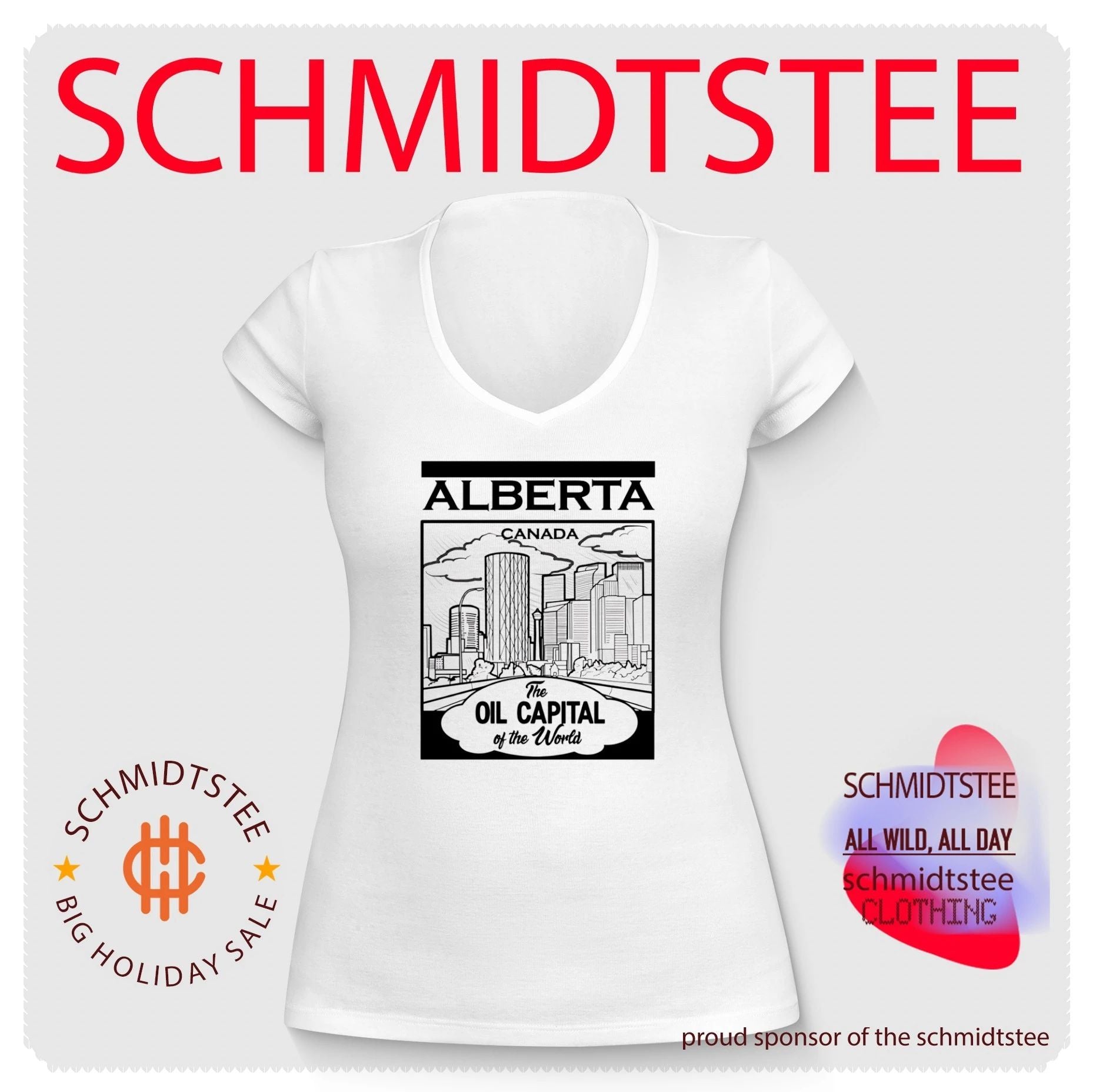 Alberta Canada The Oil Capital of the World Skyline shirt