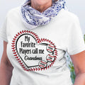 My Favorite Players Call Me Grandma Mom - Personalized T Shirt