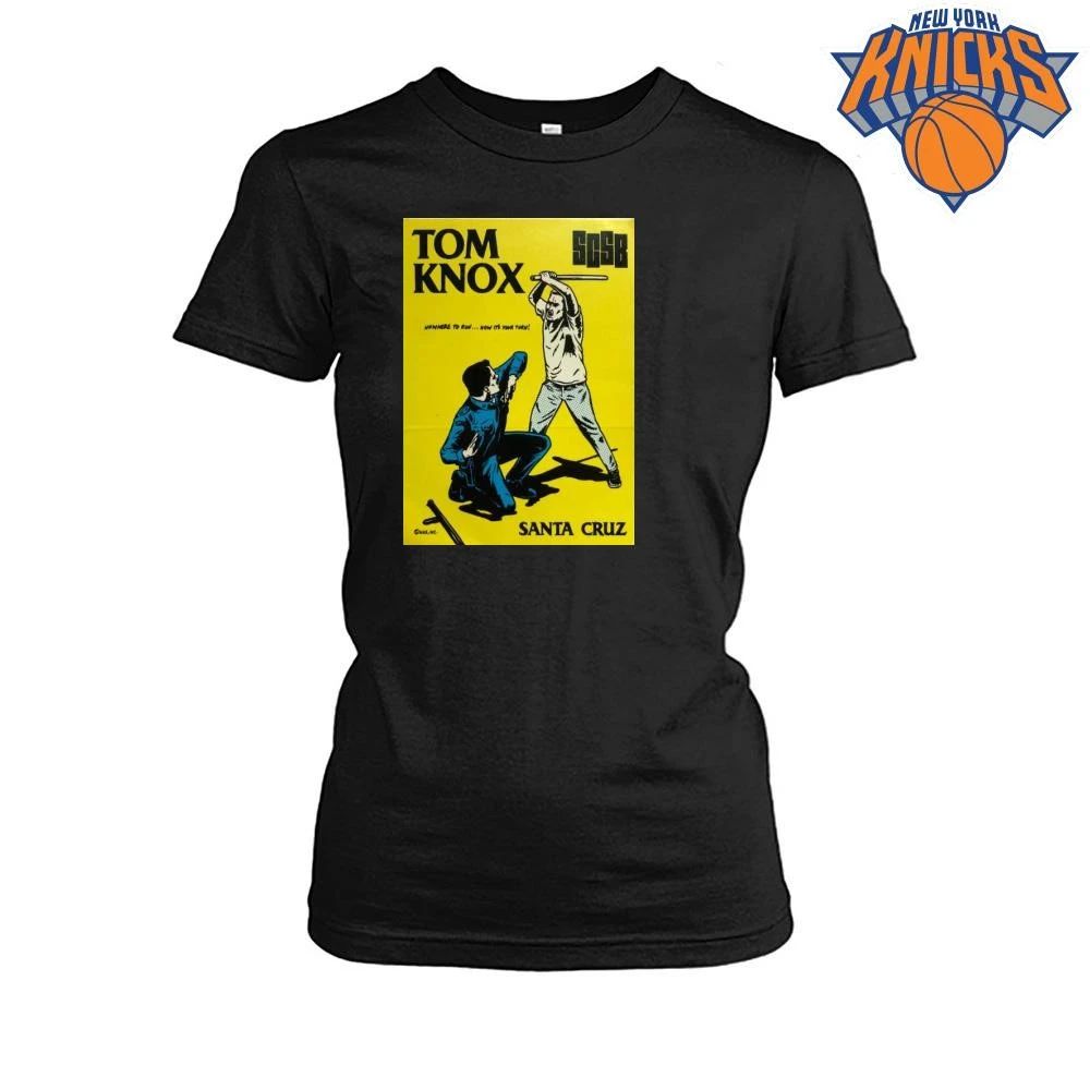 Tom Knox Santa Cruz Skateboard Vintage Comic Book Art Nowhere To Run Now Its Your Turn Pop Art Retro Skate Merch Shirt