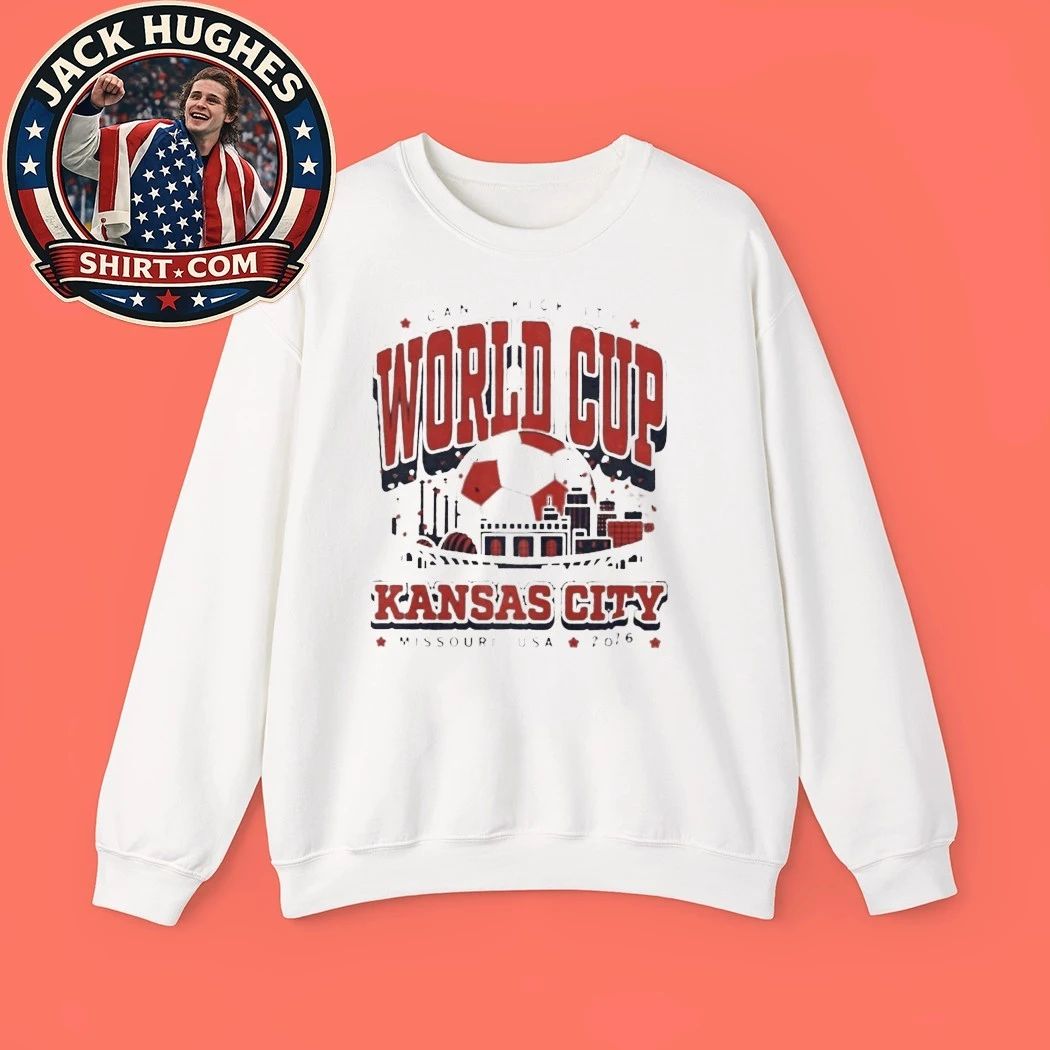 Can I Kick It World Cup 2026 Kansas City Missouri Soccer Fan Shirt