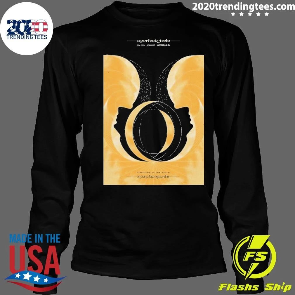 A Perfect Circle Amsterdam 24 June 2026 Tour Poster Shirt