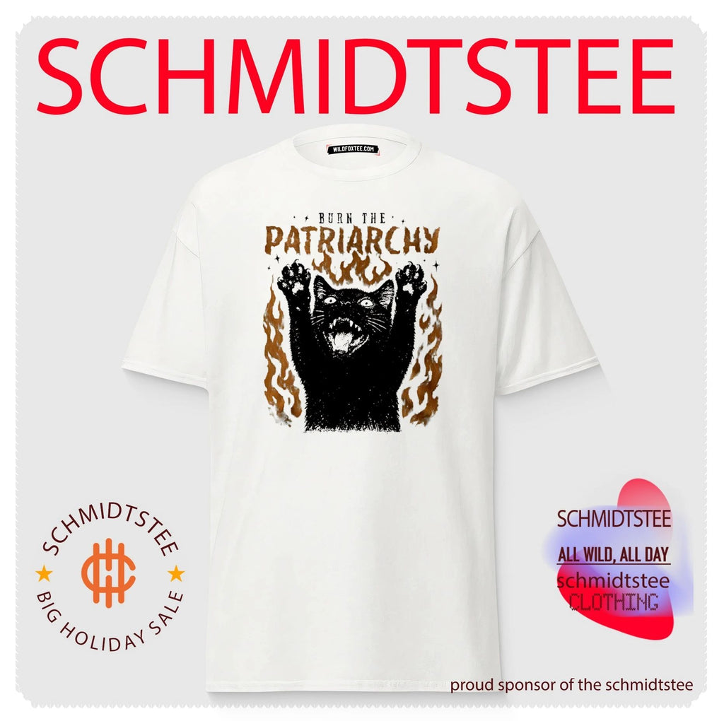 Burn the Patriarchy Feminism Cat feminist shirt