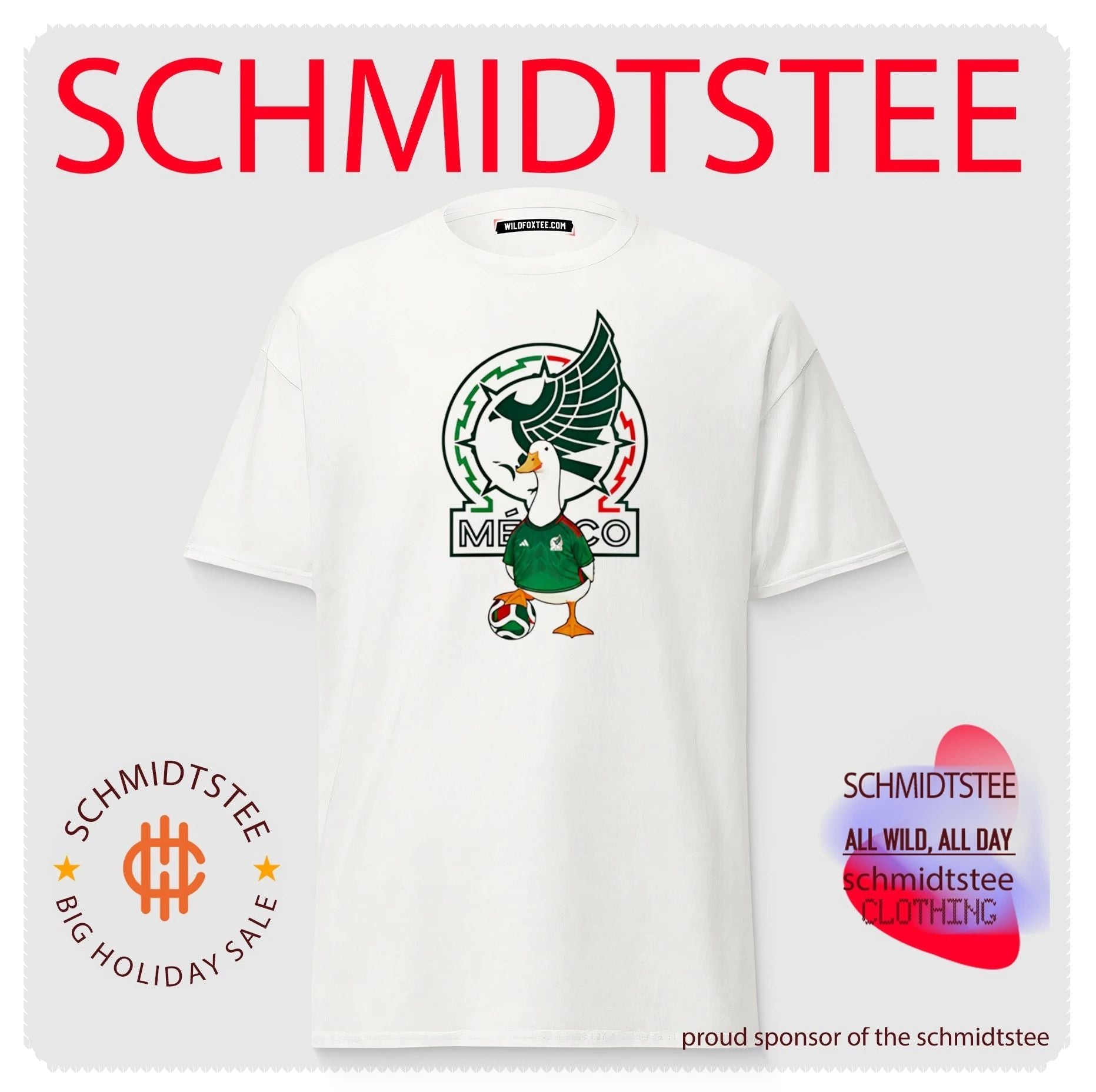 Merlin The Duck Mexico World Cup 2026 shirt