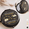 Birth Month Flowers I Would Choose You To Be My Daughter - Personalized Compact Mirror