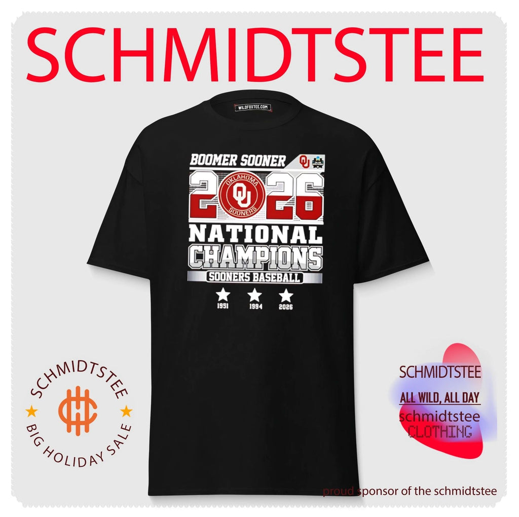 Oklahoma Sooners 2026 National Champions Baseball 3 Time shirt