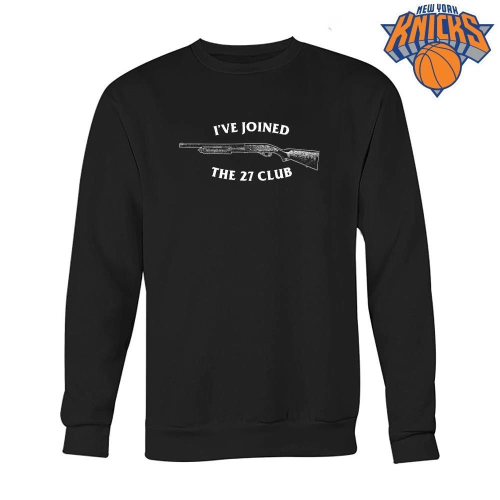 Ive Joined The 27 Club Shotgun Grunge Typography Meme Shirt