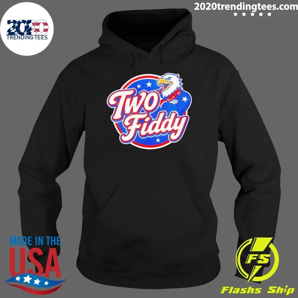Eagle Mascot Two Fiddy Logo Design Patriotic Shirt