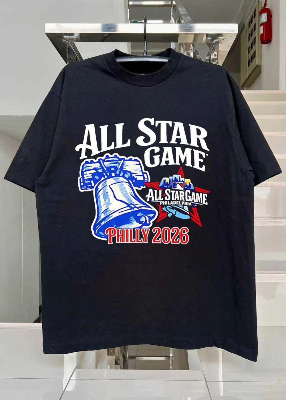 MLB All Star Game Philly 2026 Liberty Bell Baseball T-Shirt
