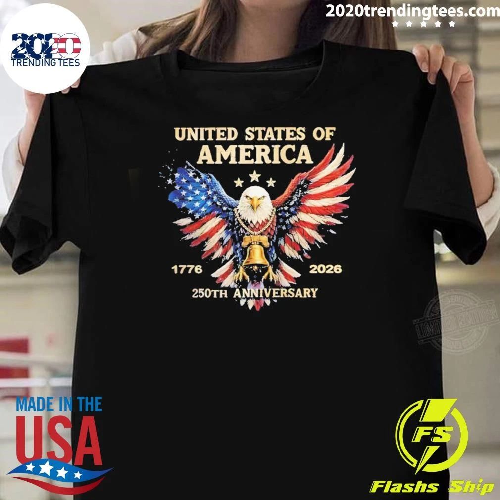United States Of America 250th Anniversary Usa Independence Day 1776 2026 Shirt