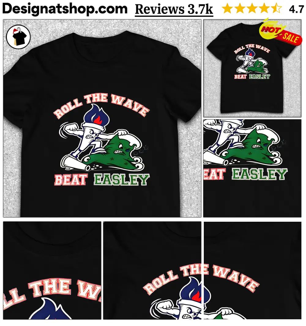 Tulane Green Wave vs. Tulsa Golden Hurricane Roll the Wave Beat Easley mascot team shirt