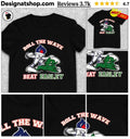 Tulane Green Wave vs. Tulsa Golden Hurricane Roll the Wave Beat Easley mascot team shirt