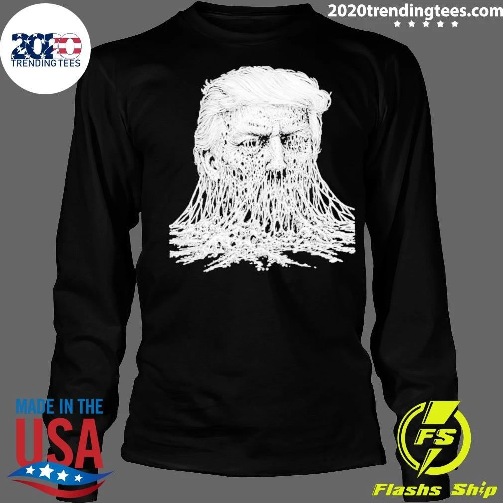 Donald Trump Melting Horror Surreal Political Satire Shirt