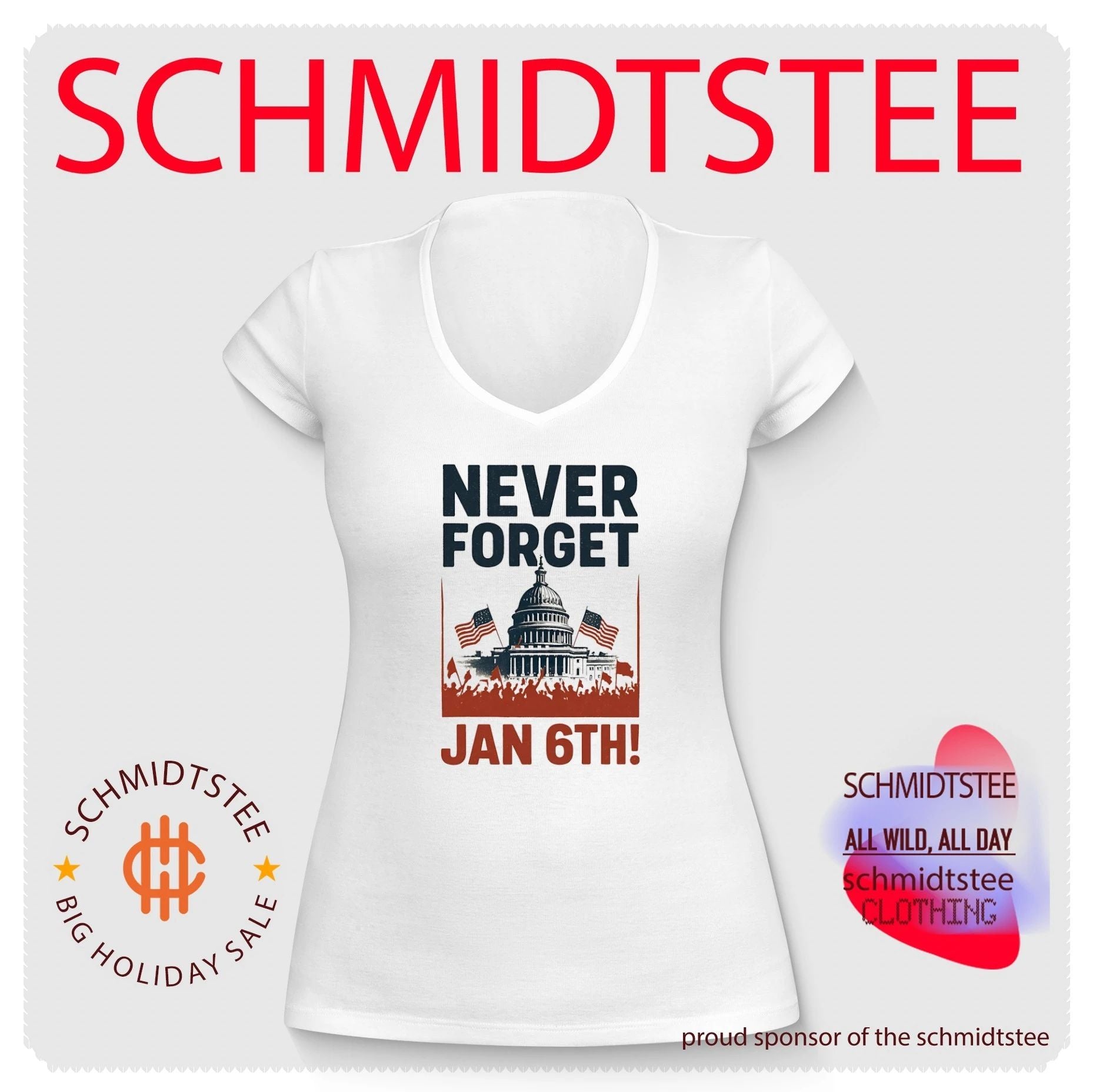 Never forget January 6th political shirt