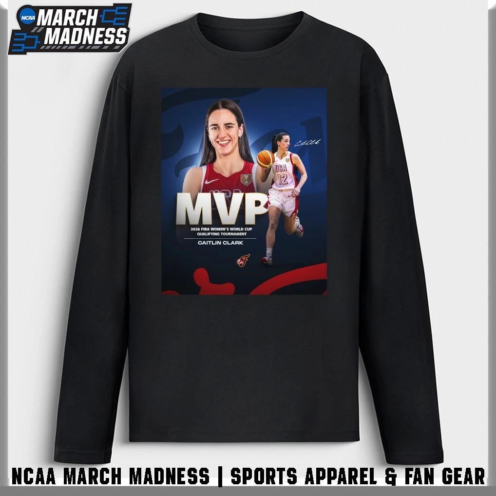Caitlin Clark 2026 FIBA Women’s World Cup Qualifying Tournament MVP T-Shirt