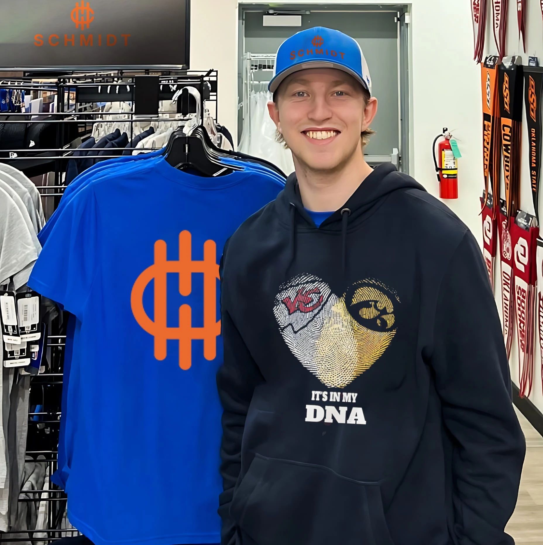 Kansas City Chiefs and Iowa Hawkeyes it’s in my DNA shirt