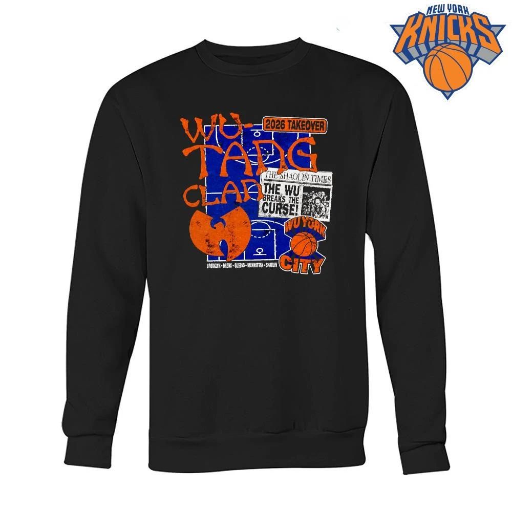 Wu Tang Clan 2026 Takeover Wu York City Basketball Court Grunge Shirt
