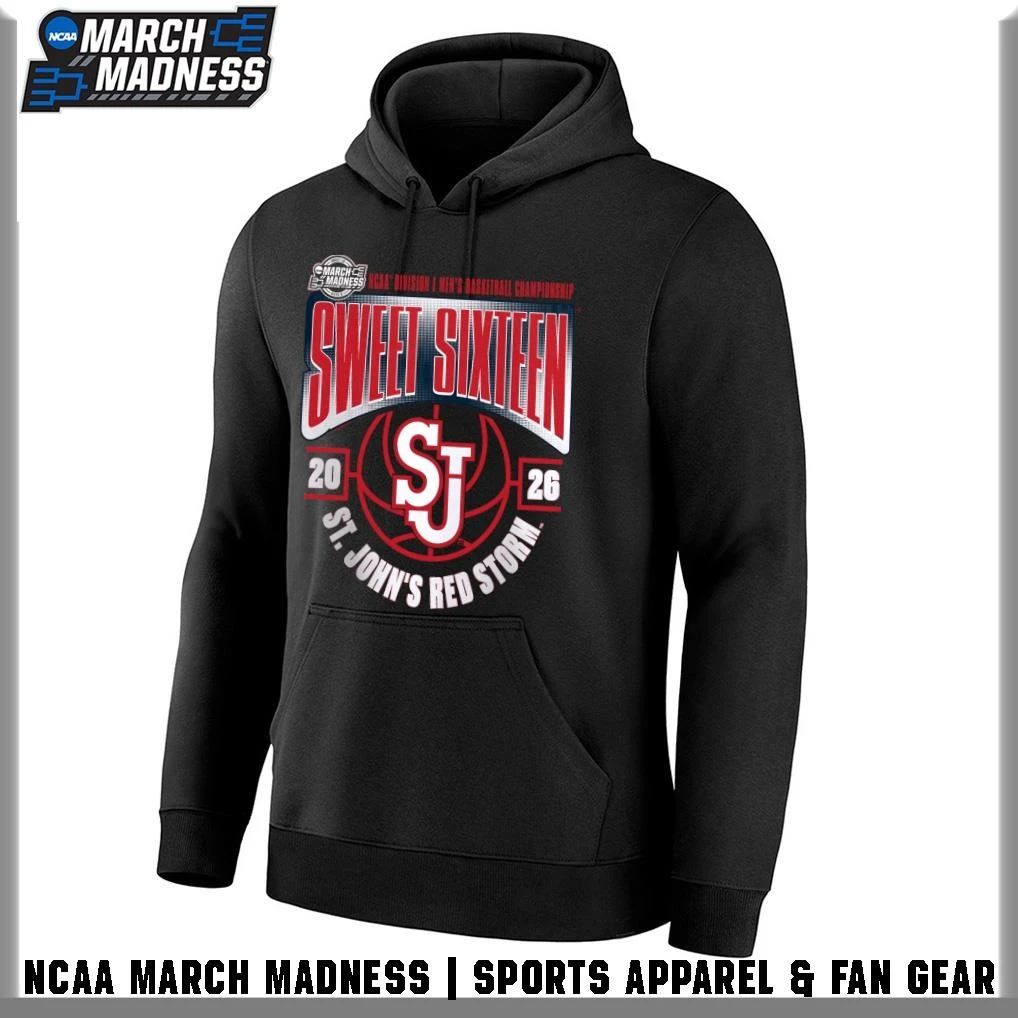 St. John’s Red Storm Men’s Basketball 2026 Sweet Sixteen T-Shirt