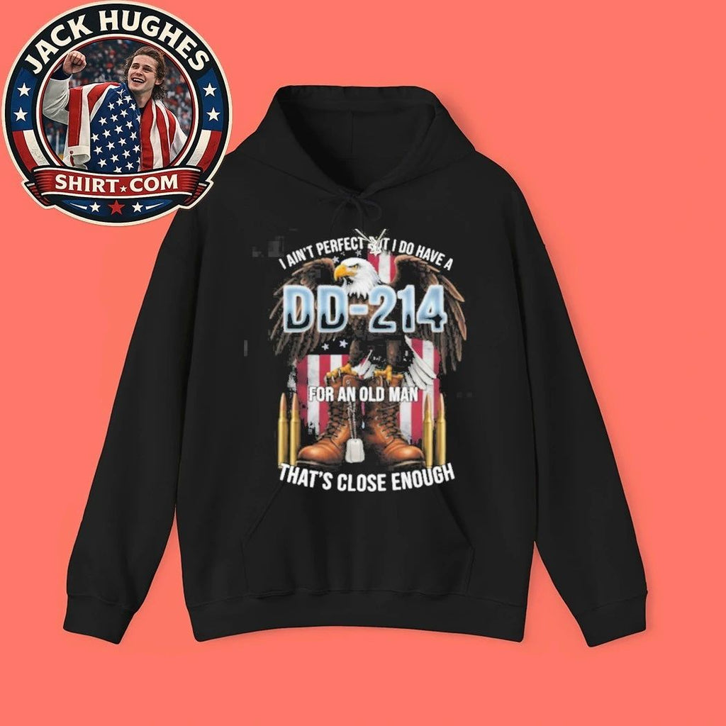 Old Man Dd 214 Military Discharge Veteran Eagle Shirt
