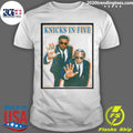 Knicks Players In Suits Mikal Bridges And Og Anunoby Knicks In Five Shirt