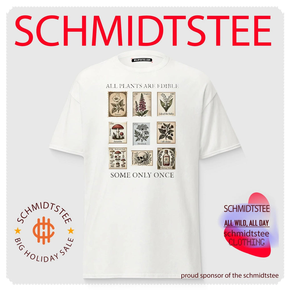 All Plants Are Edible Some Only Once Poisonous Botanical Stamps shirt
