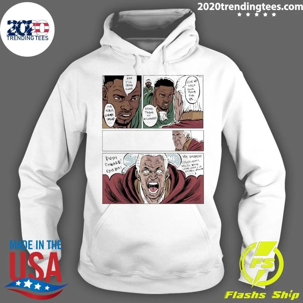 Milwaukee Bucks Giannis Antetokounmpo To Miami Pat Riley Shirt