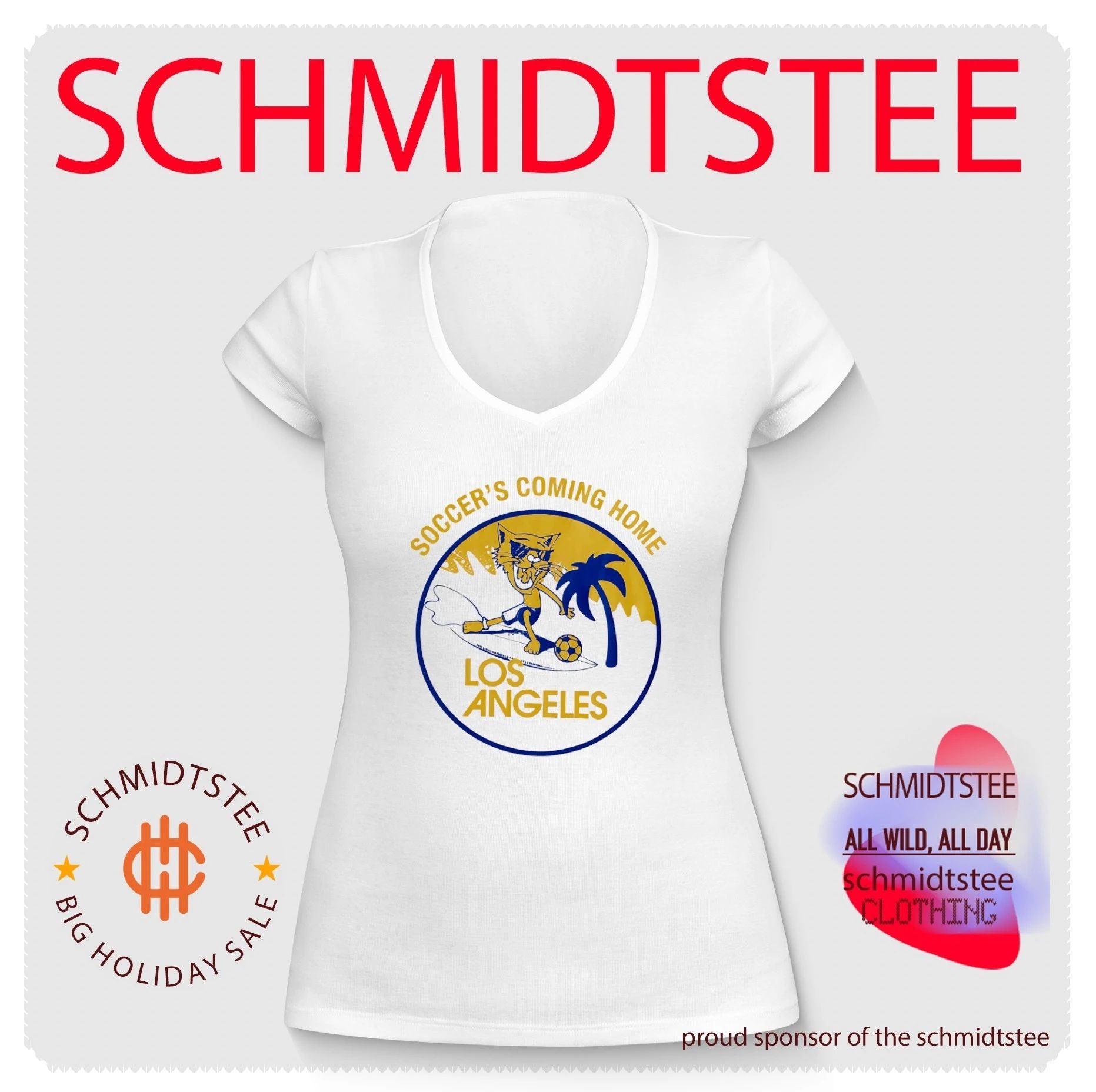Soccer’s Coming Home Los Angeles Road Trip Cat shirt