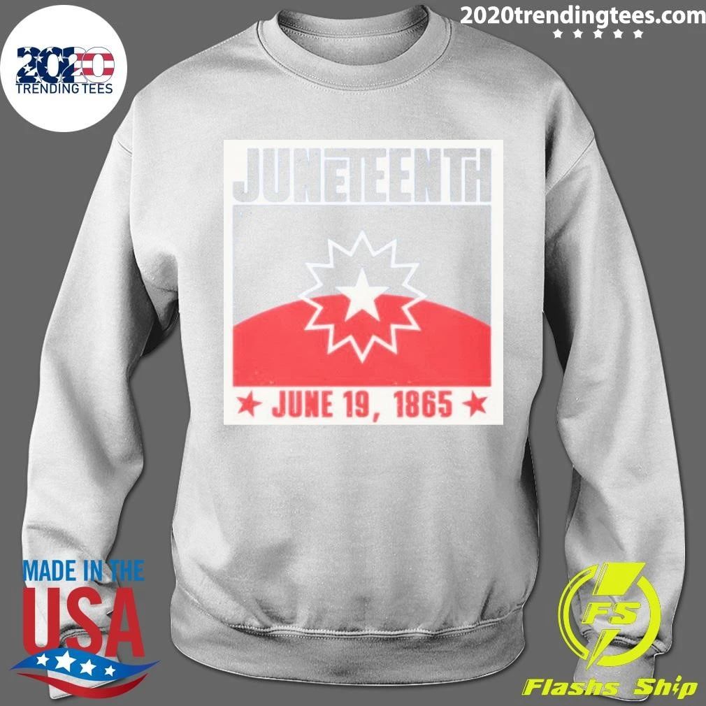 Juneteenth Red White Blue Freedom Flag 1865 Emancipation Day Shirt