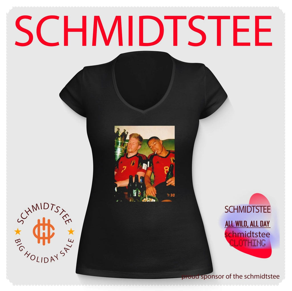 Kevin De Bruyne and Youri Tielemans Belgium National Team shirt