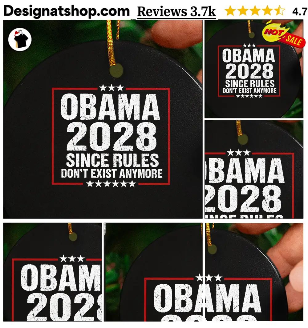 Barack Obama 2028 Since Rules Don’t Exist Anymore Novelty ParodyShirt