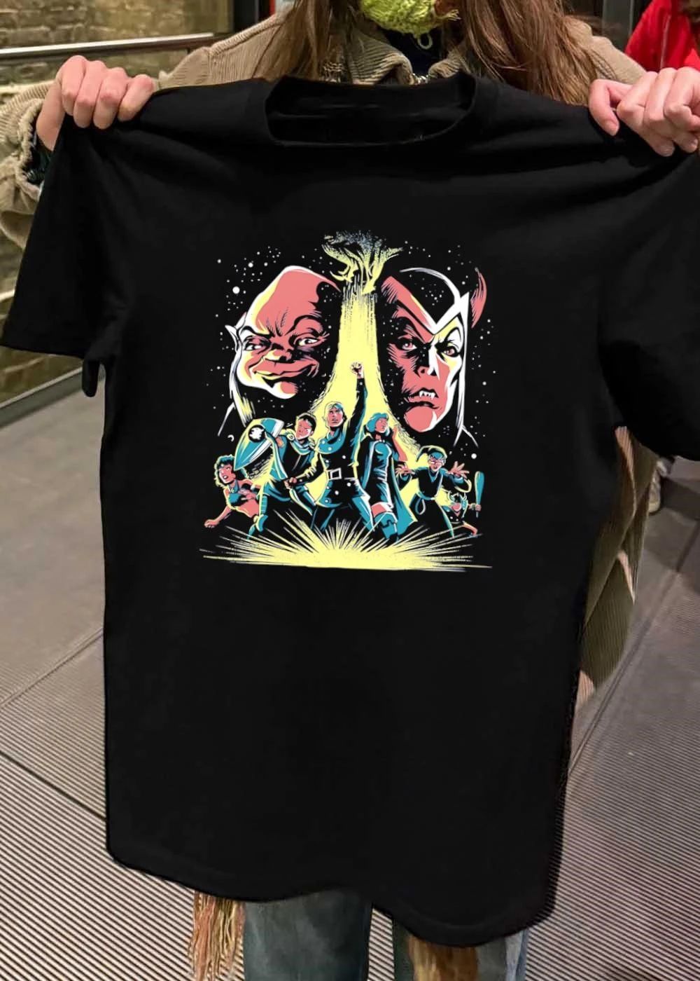 Dungeons & Dragons Classic Character Party Action 80s Cartoon Shirt