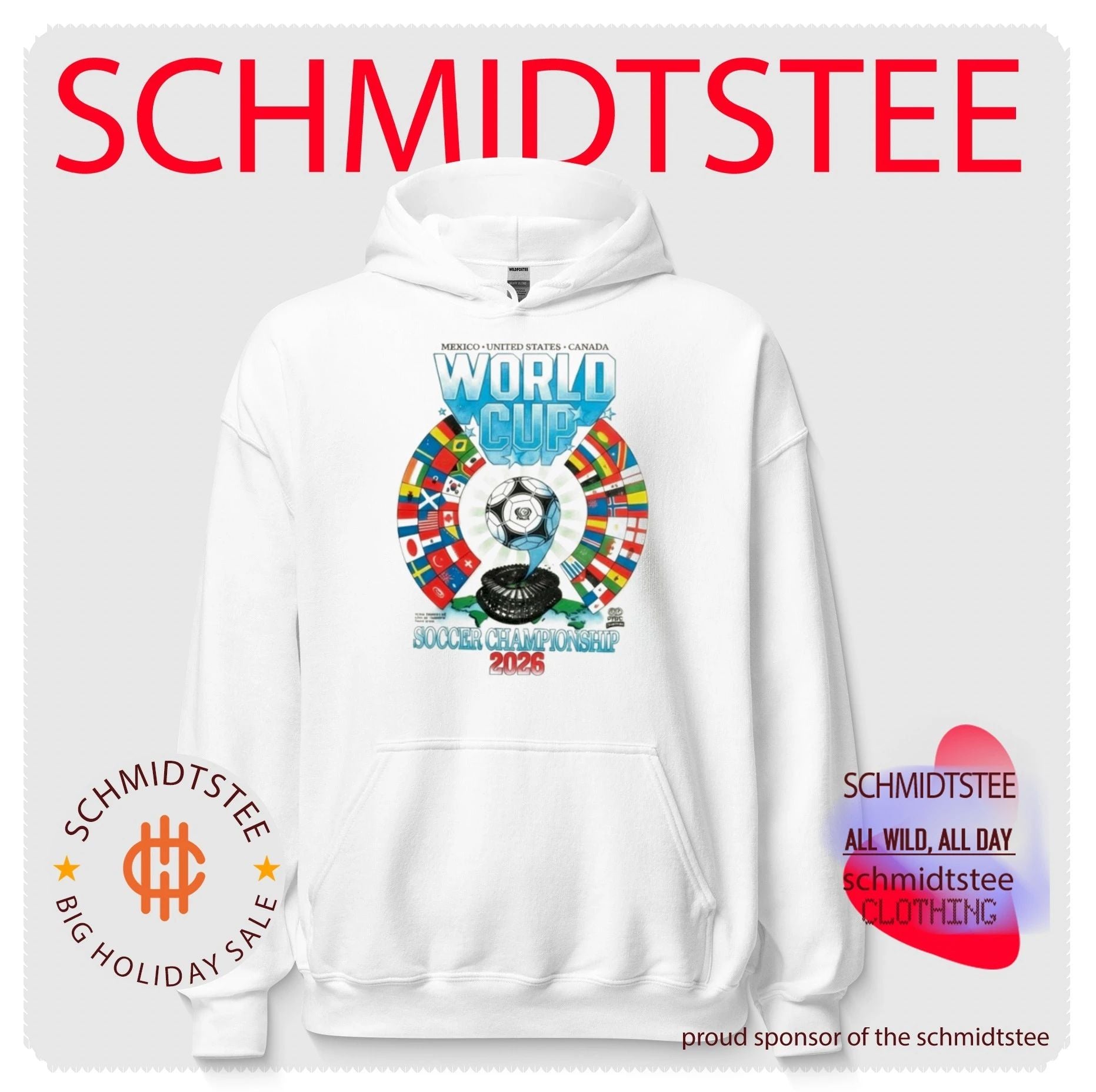 World Cup 2026 Soccer Championship USA Canada Mexico Football Apparel shirt
