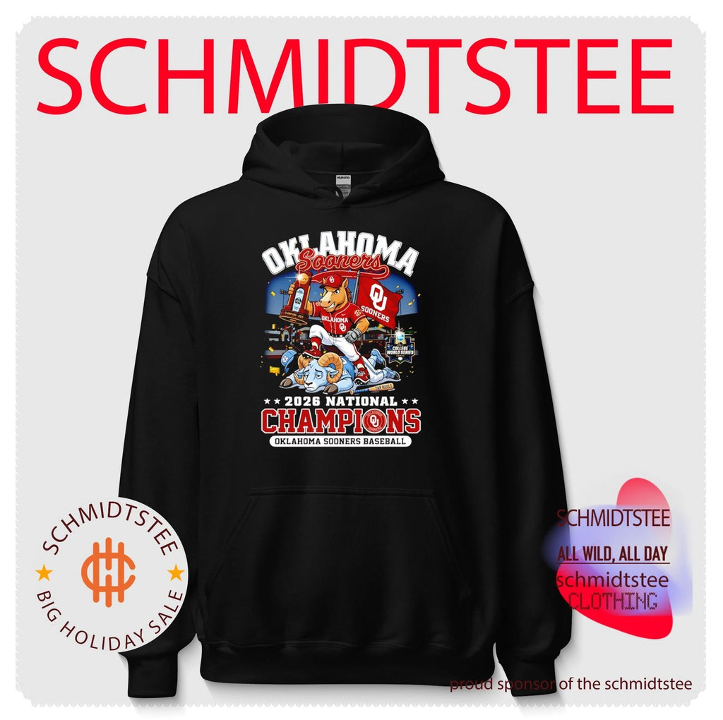 Oklahoma Sooners 2026 National Champions Baseball mascot shirt