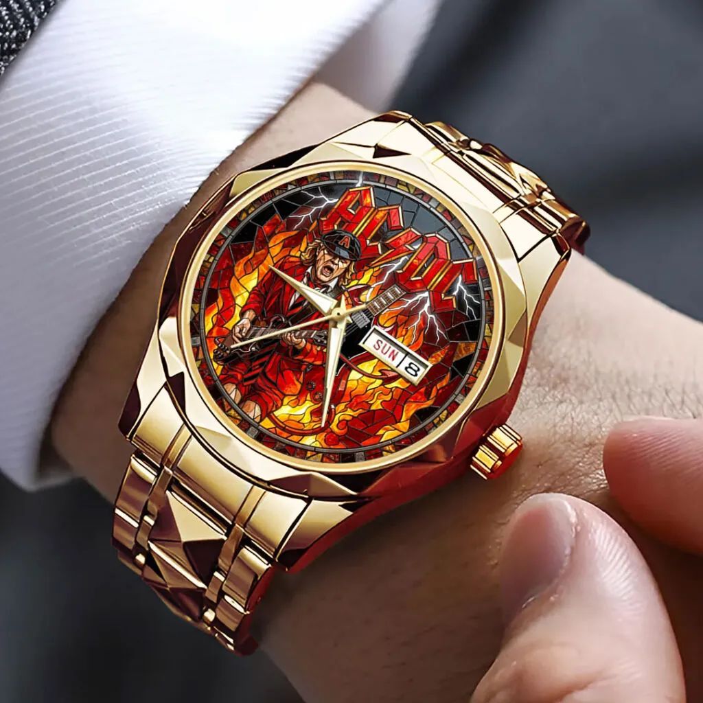 AC/DC Alloy Luxury Quartz Watch