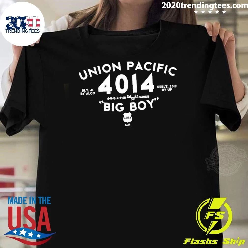 Big Boy 4014 Union Pacific Steam Engine Railroad Shirt