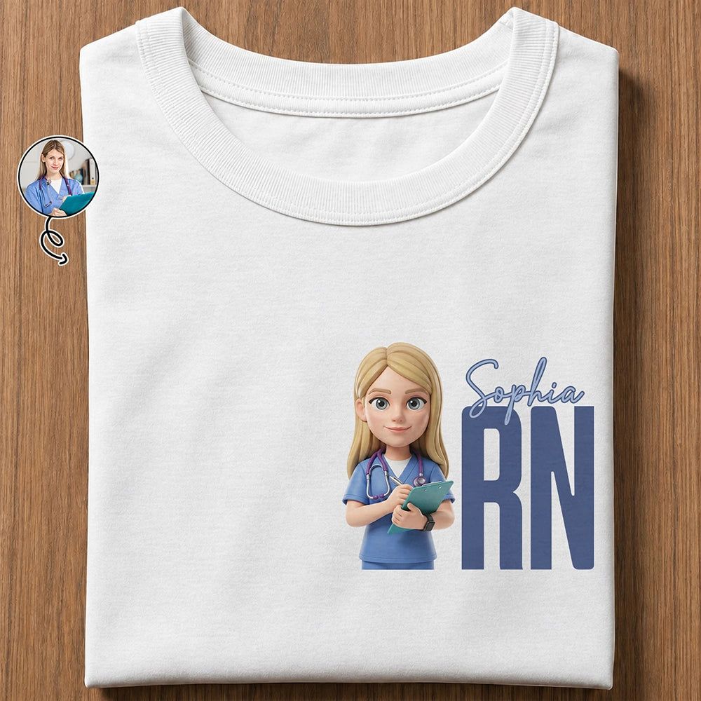 Custom Photo Toybox Figure Nurse Limited Edition - Personalized T Shirt