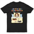 Official Sleepshirt Dog Mom Dog Dad - Personalized T Shirt
