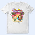 Besties Forever Summer Beach Vibe - Personalized T Shirt