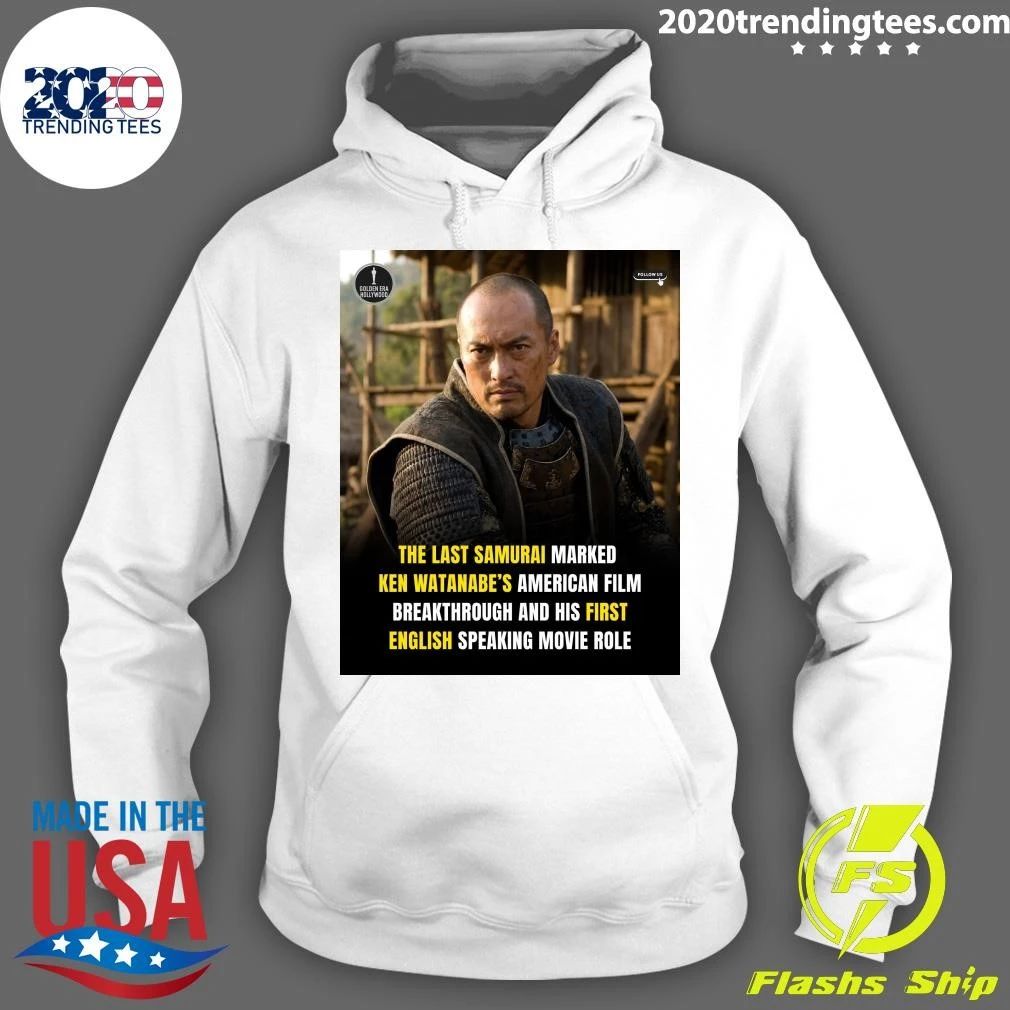 The Last Samurai Marked Ken Watanabe’s American Film Breakthrough and His First English Speaking Movie Role Shirt