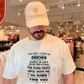 You can’t scare me I have a crazy mom who happens to cuss a lot she was born in August shirt