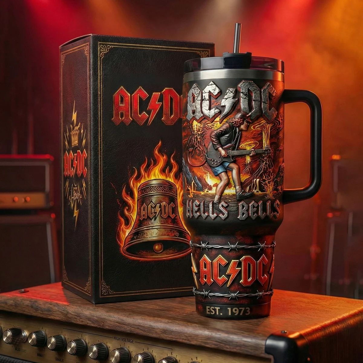 AC/DC Hells Bells EST 1973 Tumbler