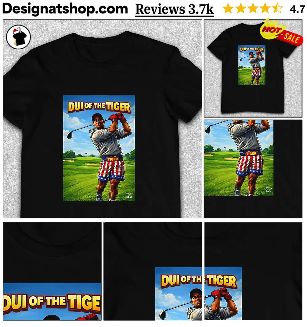 Tiger Wood DUI of the Tiger Golf Graphic shirt