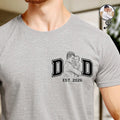 Custom Photo Pencil Sketch New Dad New Mom - Personalized T Shirt