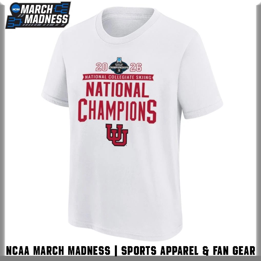 Utah Utes 2026 NCAA Skiing National Champions T-Shirt