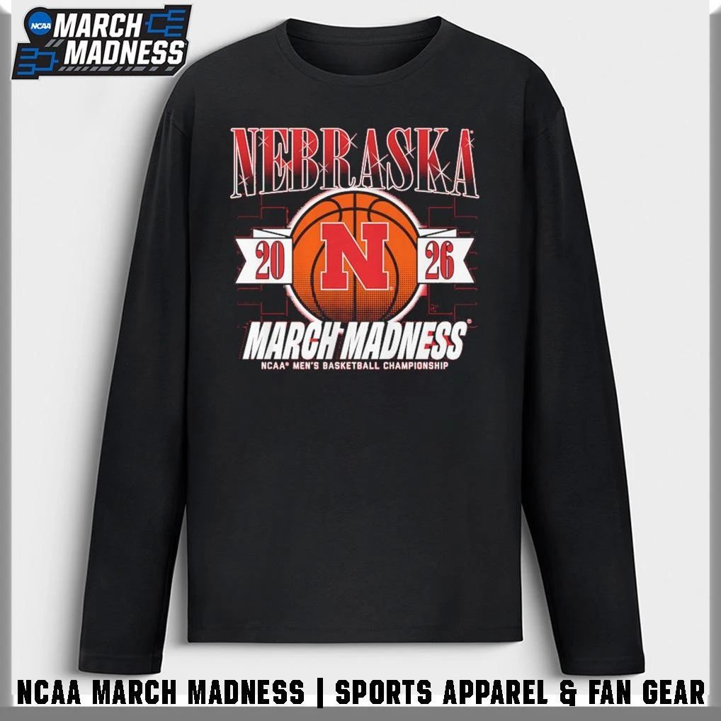 Nebraska Cornhuskers Men’s Basketball 2026 NCAA Division I Championship March Madness Bound T-Shirt