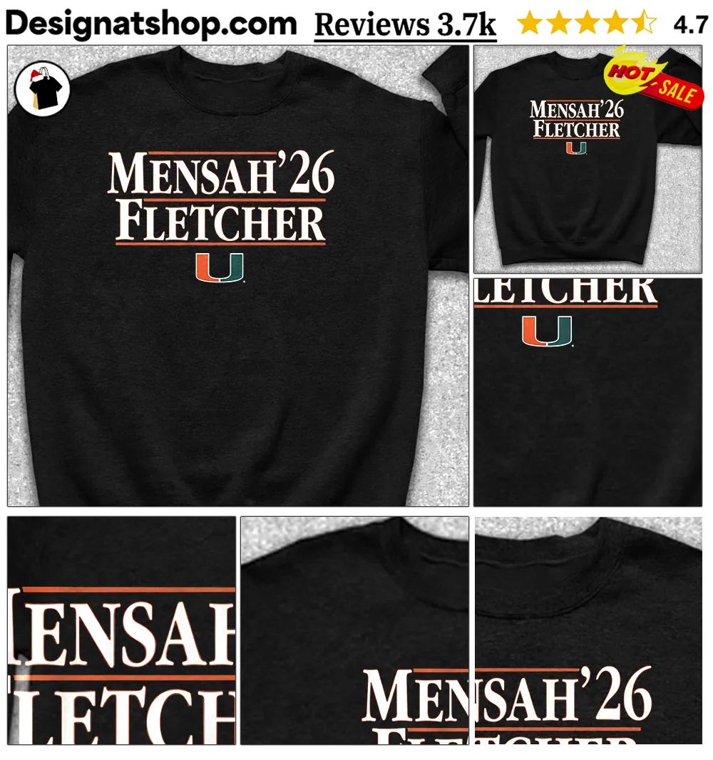 Miami Football Mensah-Fletcher ’26 shirt