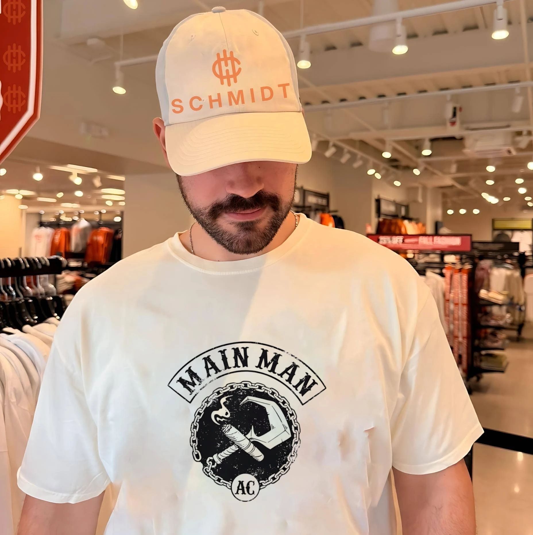 Main Man AC Cigar and Sickle Graphic shirt